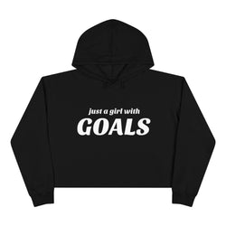 JUST A GIRL WITH GOALS Hoodie for women's