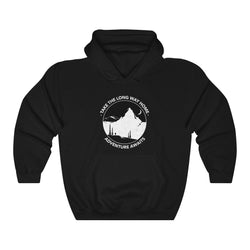 Adventure awaits  Hooded Sweatshirt