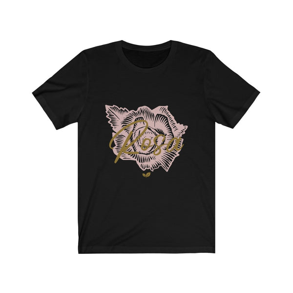 Rose print Short Sleeve Tee